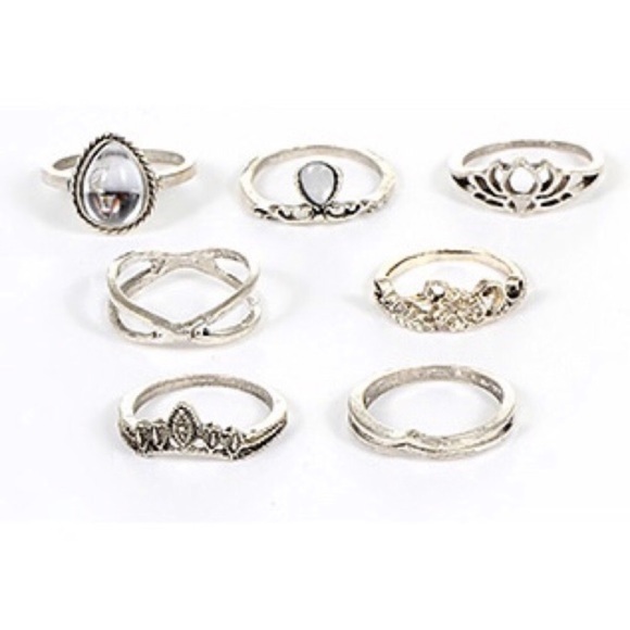 🆕 LAST | Royal Stacking Midi Rings - Picture 2 of 2